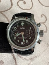 Orologio da polso uomo Poljot Buran cronografo 23 pietre carica manuale mai indossato