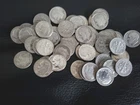 Roll Of 50 Roosevelt Silver Dimes! 1946-1964, 90% Silver.