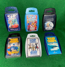 BUNDLE OF 6 TOP TRUMPS CARDS ~ DC UNIVERSE STAR WARS MARVEL DISNEY SHARKS SPACE