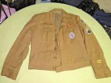 ORIGINAL WW2 WW11 US ARMY SEARGENT IKE JACKET COMBAT ENGINEER VET WAR BRING BACK