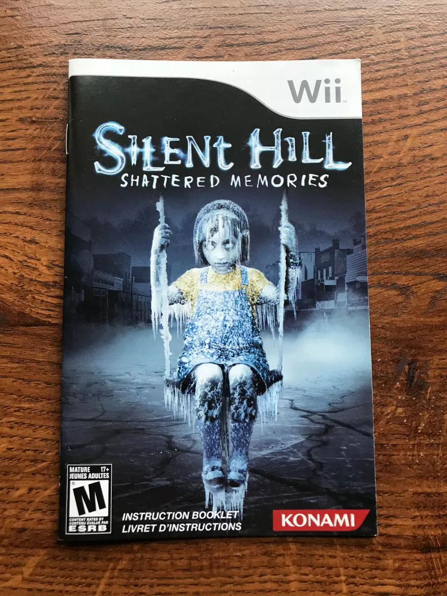 Silent Hill Shattered Memories Nintendo Wii Instruction Manual