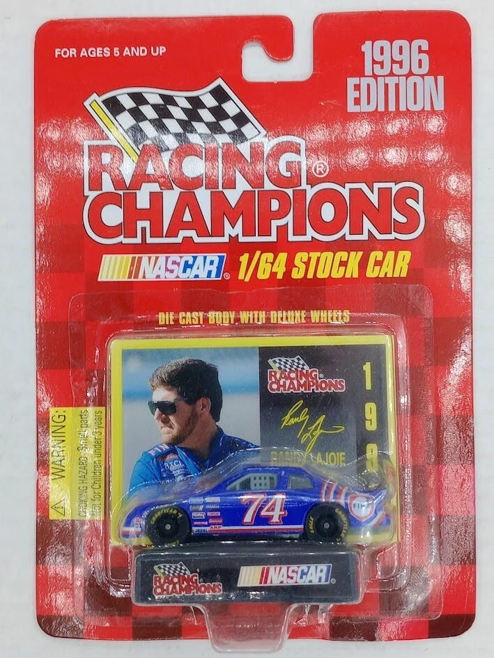 1996 Racing чемпионов 1/64 запаса автомобиля #74 Рэнди Lajoie запечатанный OGP с карты/стойка - Изображение 2 из 3
