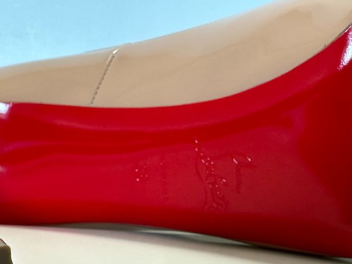 CHRISTIAN LOUBOUTIN New Very Privé 120mm Open Toe Pumps Heels UK 5 EU 38 - Picture 6 of 13