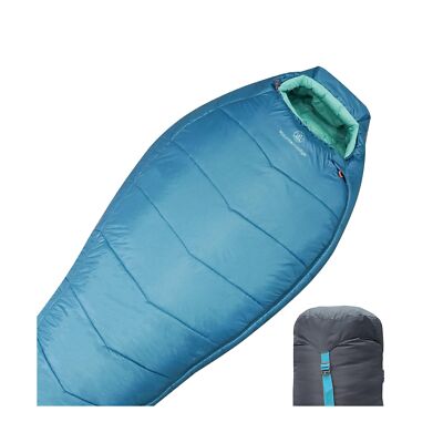 3-4 Seasons Cyan Two-Layer Shingle Sleeping Bag with Inner Pocket for Adult,P...