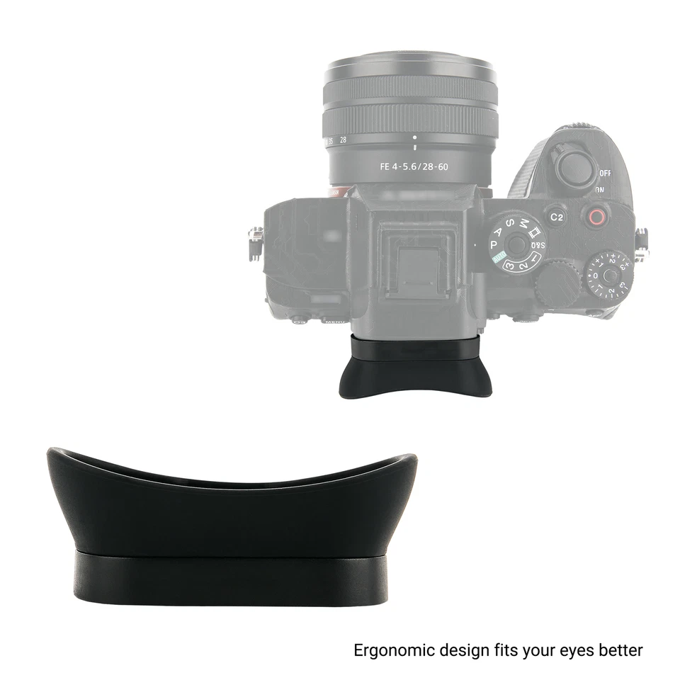 Camera Eyecup Eyepiece for Sony A7S3 A7SIII A7S Mark III A7 IV A7M4 Eye Cup - Image 3 of 4