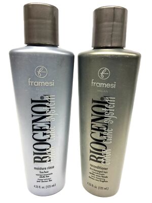 framesi biogenol moisture rinse & reconditioner 4.23oz ea scuffed exterior