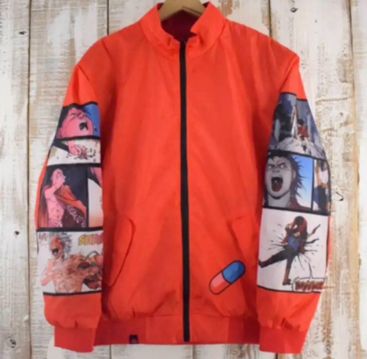 AKIRA Nylon Jacket Reversible Otomo Katsuhiro Rare Size L | eBay