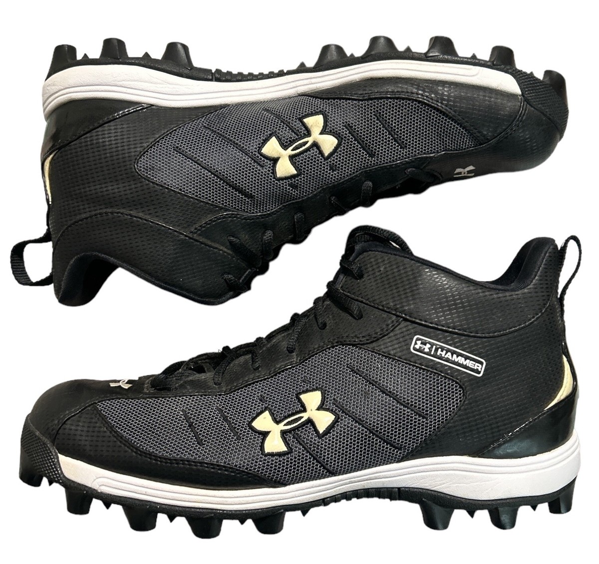 Under Armour Hammer Heat Gear Soccer Football Cleats Shoes Men's