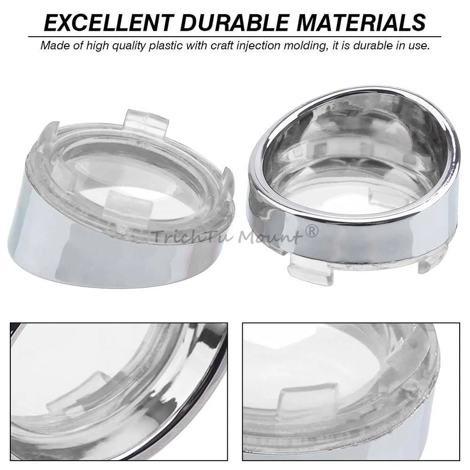 2 X ободка указателя поворота козырек прозрачная крышка объектива для Harley Touring Road Glide - Изображение 2 из 4