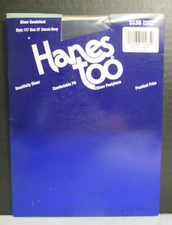 Hanes Too Sheer Pantyhose Sandalfoot Size EF Style 177 Classic Navy Blue New NOS