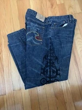 Men’s Samurai Jeans Button fly gently used size 36 /30