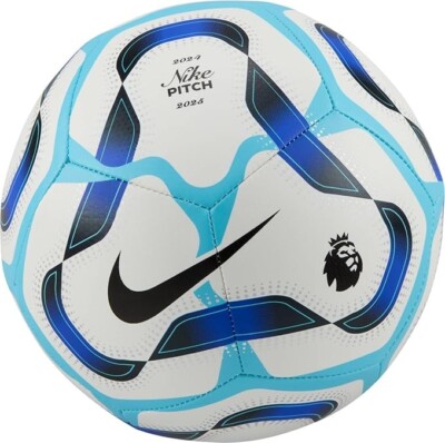 Nike Pitch Premier League 24-25 Football Ball Size 4, Blue White (l2)  UK