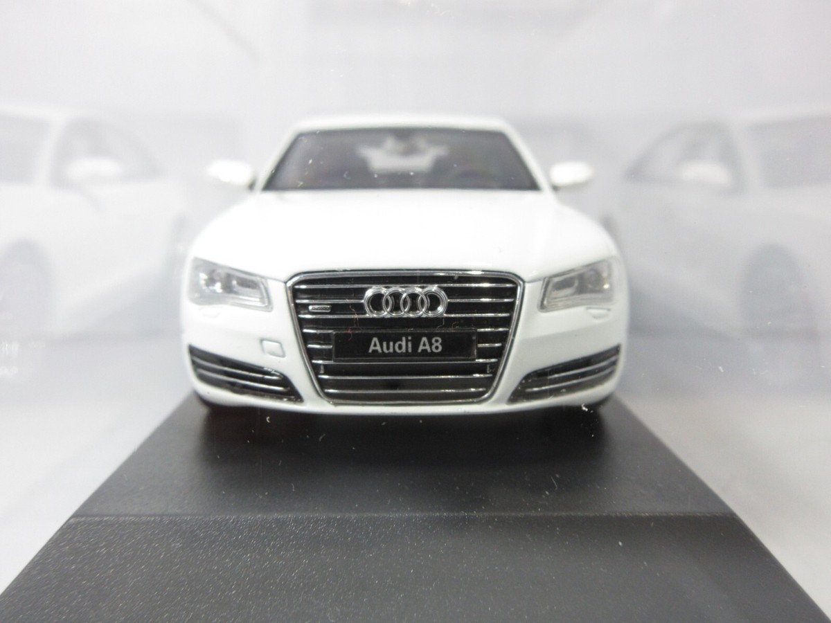 1:43 Kyosho Audi A8 D4 White Die Cast Model Car | eBay