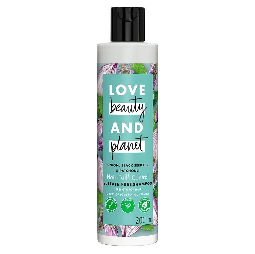 Love Beauty & Planet Onion, Black Seed Oil & Patchouli Hair Fall Control Shampoo