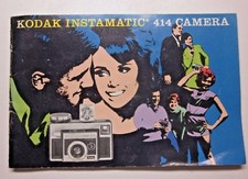 Eastman Kodak Instamatic 414 Camera Owner's User Guide Manual Booklet Vintage