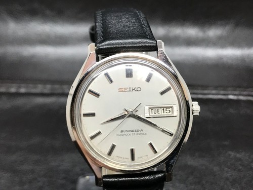 Vintage Seiko Business -A Diashock 27 Jewels 8346-8000 Dress watch | eBay