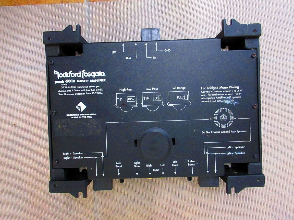 Rockford Fosgate Punch 60ix DSM Watt 2 Channel Amplifier | eBay