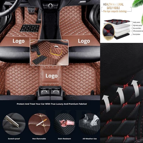 For Mini Car Floor Mats Luxury Carpets Auto Liners Waterproof All Models Pockets - Picture 23 of 37
