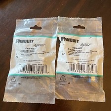 Panduit Giga TX Cat6 jack blue CJ688TGBU Lot Of 2