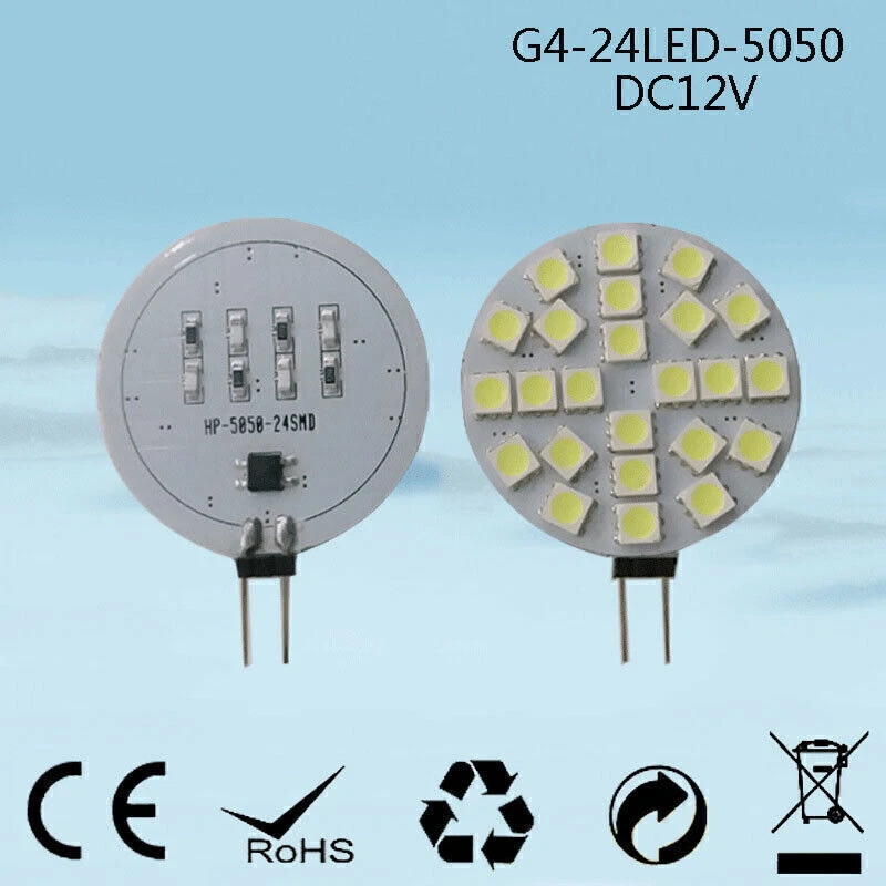 10/6x G4 LED DC 12V 1W 2W 3W Dimmbar Kaltweiß Warmweiß Leuchtmittel Lampen SMD - Bild 4 von 4