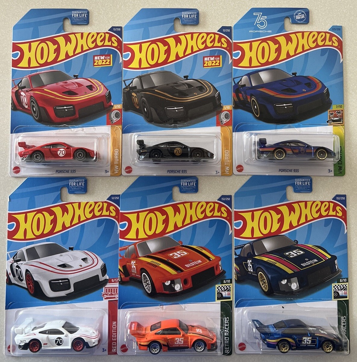 NEW 2022 HotWheelS Porsche 935 BLUE,BLACK,RED,RED EDITION, BEST