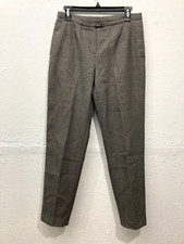 Harve Benard Wool Trousers Pants Women's 14 Gray Pleated Lined Career Size 6