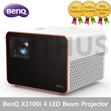 BenQ X3100i 4 LED Beam Projector 3300 ANSI 4K UHD Gaming Projector - Tracking