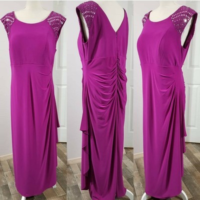 fuschia purple dress