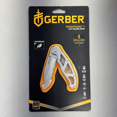 Gerber Paraframe Clip Lightweight Folding Knife 22-48443 ~ NEW