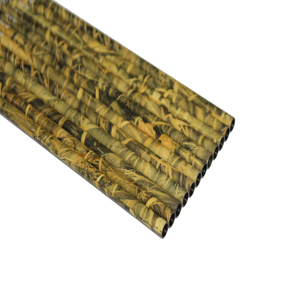 12pcs Archery Carbon Arrow Shafts Sp300 340 400 ID6.2mm Compound Bow Hunting - Image 3 of 4