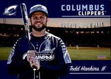 2018 Columbus Clippers Choice #15 Todd Hankins Orlando Florida FL Baseball Card