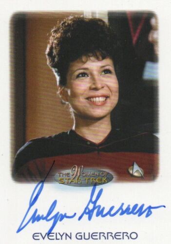 Femmes de Star Trek Art & Images : Evelyn Guerrero, carte autographe Ensign Pollock - Photo 1 sur 1