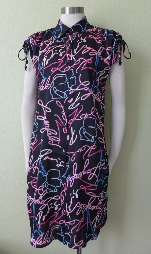 Karl lagerfeld purple dress cheap