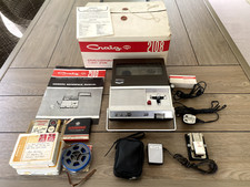 Vintage Craig Reel To Real Tape Recorder Model 2108 + Military Tapes 1959