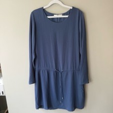 Only Blue Long Sleeve Crew Neck Dress Women’s 38