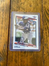 2022 Opening Day Bomb Squad Hank Aaron Atlanta Braves