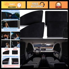 Magnetic Car Window Shades 4PCS - Ultimate Privacy Covers for Vehicle Windows