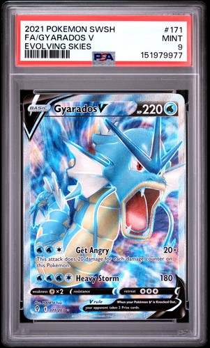 Gyarados V graded PSA 9 for sale on eBay