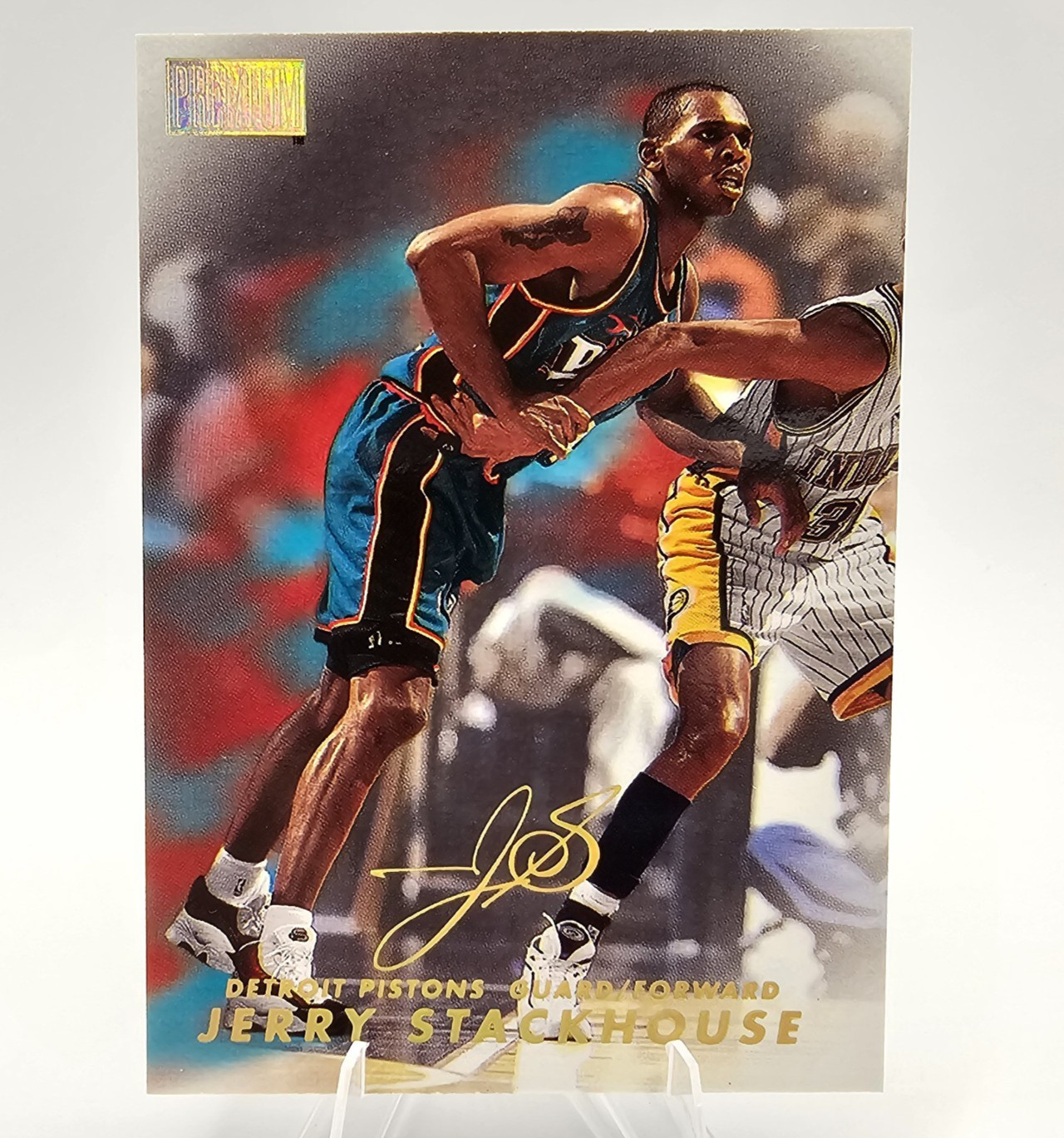 SkyBox Basketball Card 1998-99 Premium Jerry Stackhouse #47 Detroit Pistons