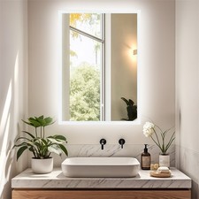 LUVODI Illuminated LED Bathroom Mirror 3 Lights Anti-Fog Backlight Vanity Mirror