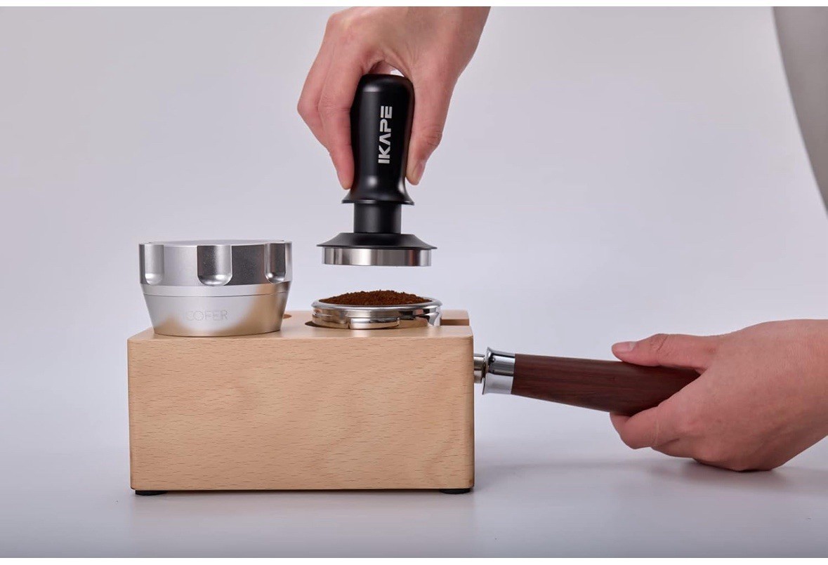 IKAPE 53.3mm Espresso Tamper, Premium Barista Coffee Tamper