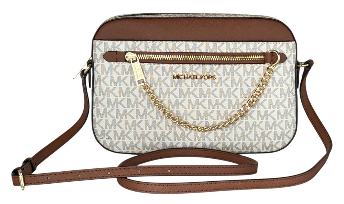 Michael Kors Jet Set Item East West Zip Chain Crossbody Bag MK