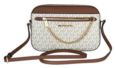 Michael Kors Jet Set Item East West Zip Chain Crossbody Bag MK