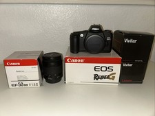 Canon EOS RebelG With 50mm Lens/28-80mm Lens And 500 Mirror Lens With T Adapter