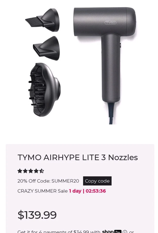 TYMO Hairhype Lite Foto 2 de 2