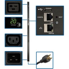 Tripp Lite by Eaton PDU 3.7kW Single-Phase 208/230V Monitored PDU - LX Platform