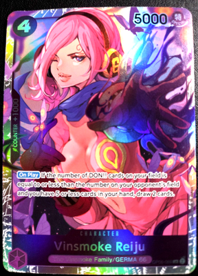 Vinsmoke Reiju OP06-069 SR ONE PIECE Tcg Card Game NM PURPLE | eBay