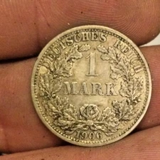 GERMANY 1 MARK 1906 F