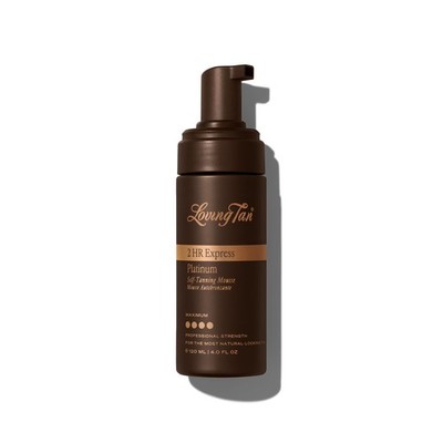 Platinum 2HR Express Self Tanning Mousse, Darkest Shade Yet -Streak Free, Pro...