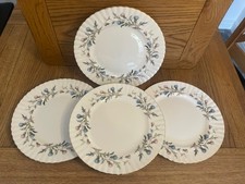 Royal Albert Brigadoon Set Of 4 Dinner Plates. 10.5" Diameter.
